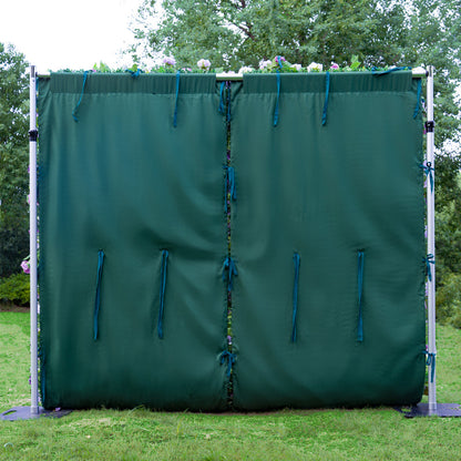 5D Purple Rose Flower Backdrop Rolling Up Curtain for Wedding Event Party Decor