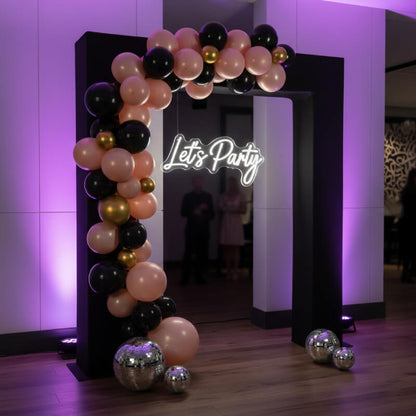 3D Double-Tube Rectangular Arch Backdrop Stand for Party & Event Decoration