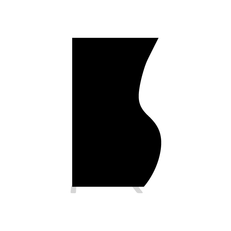 4x7ft Half Vase Backdrop Metal Frame Stand for Birthday Event Decoration-ubackdrop