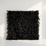 Black Feather Flower Wall for Wedding Arrangement Bridal Shower Party Backdrop