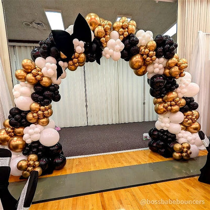 10x8 Ft Aluminum Balloon Arch Frame Wedding Arch Stand-ubackdrop