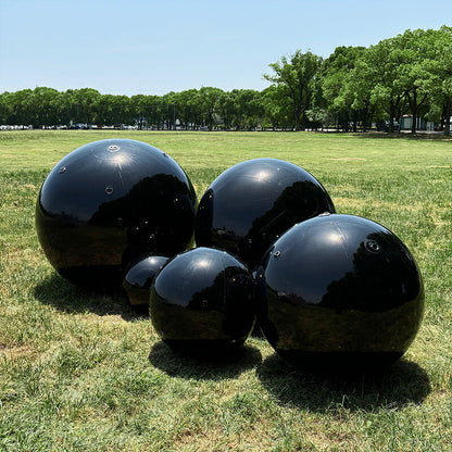 Black Inflatable Mirror Ball Reusable Big Bubble Balloon-ubackdrop