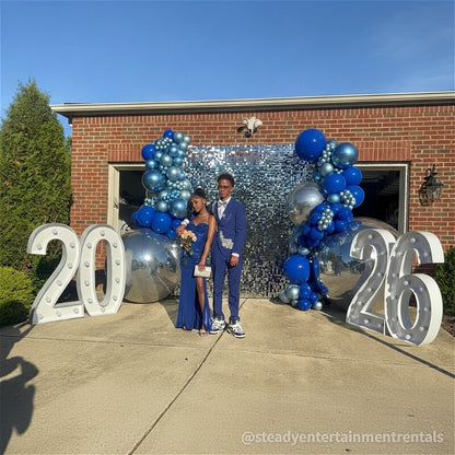 Silver Inflatable Mirror Ball Reusable Big Bubble Balloon-ubackdrop