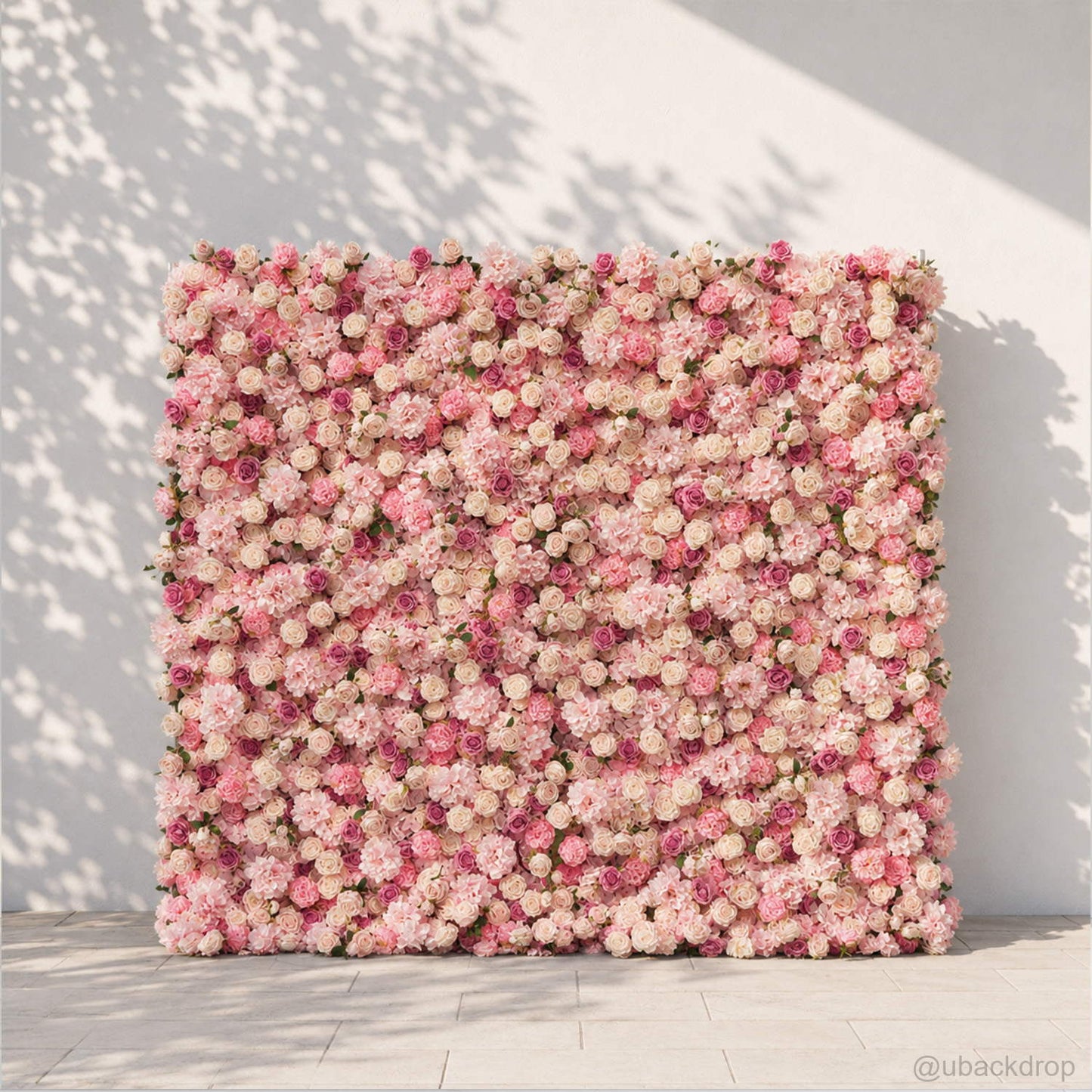 blush-pink-rose-flower-wall-backdrop-for-wedding-party-event