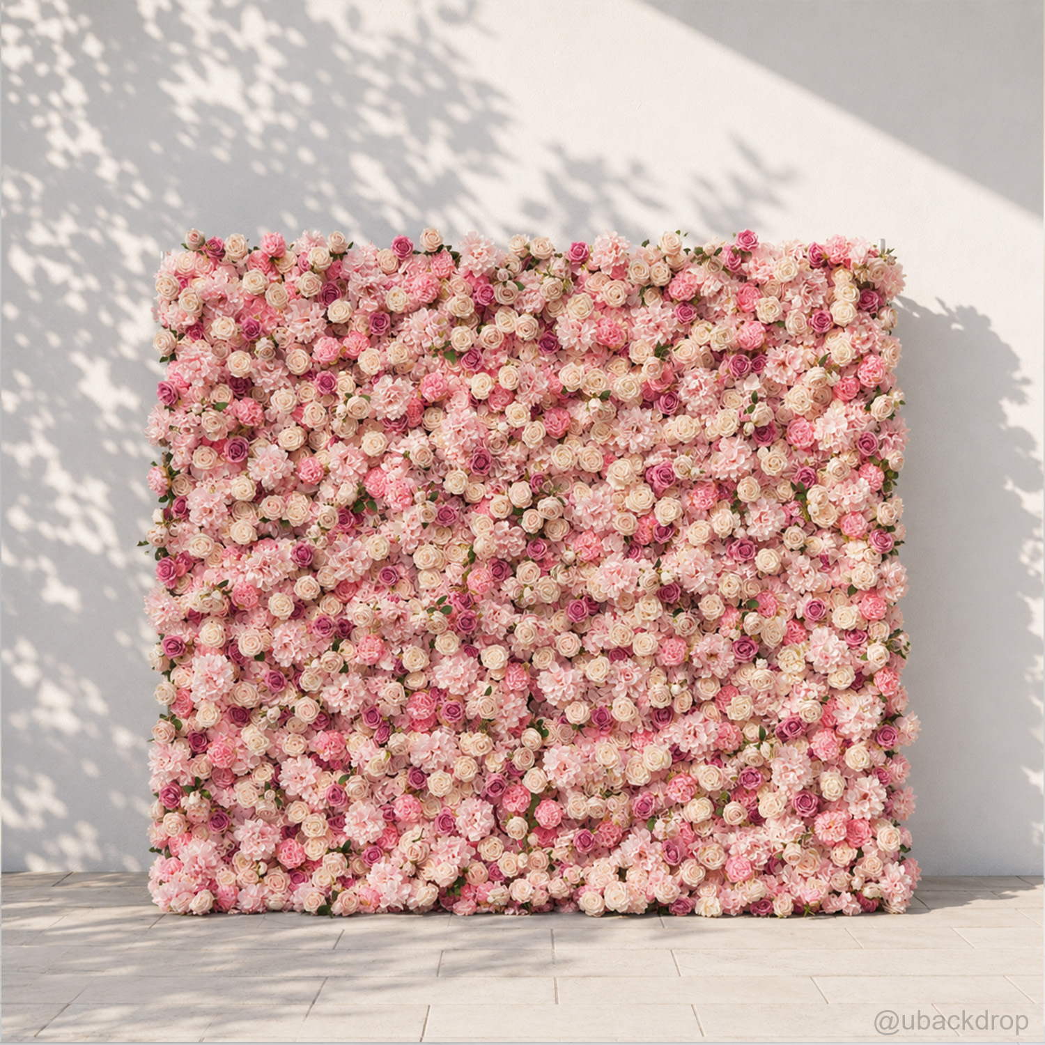 blush-pink-rose-flower-wall-backdrop-for-wedding-party-event
