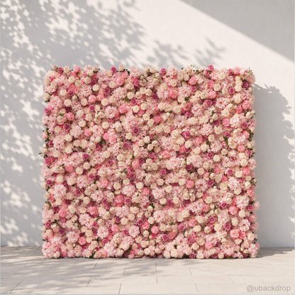 blush-pink-rose-flower-wall-backdrop-for-wedding-party-event