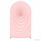 Custom Cowl Draped Chiara Arch Backdrop Cover for Party Events