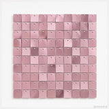Matte Pink Shimmer Wall Panels, Easy Setup Party Decorations