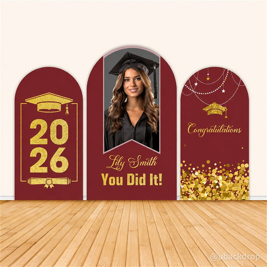 2026 Graduation Party Decorations Backdrop Covers-ubackdrop