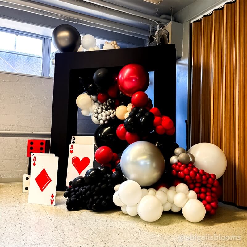 6.5x7.5ft 3D Double-Tube Rectangular Arch Backdrop Stand for Party & Event Decoration-ubackdrop