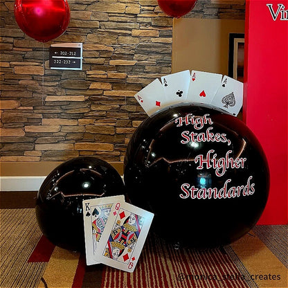 Black Inflatable Mirror Ball Reusable Big Bubble Balloon-ubackdrop