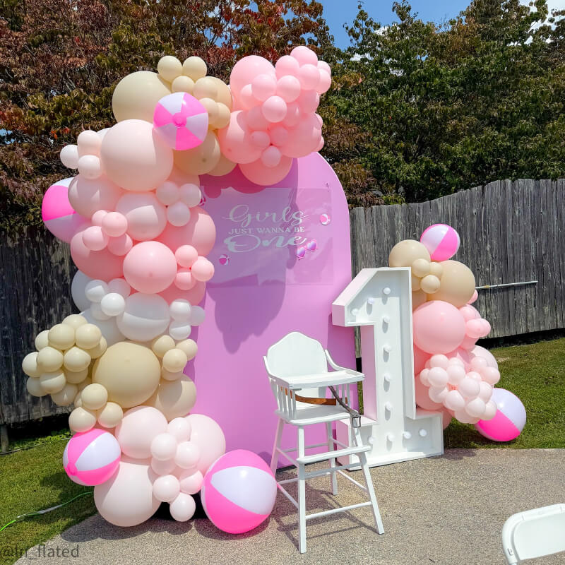 4x7ft Chiara Arched Backdrop Frame Custom Arched Wall Backdrop Cover for Party Decoration-ubackdrop