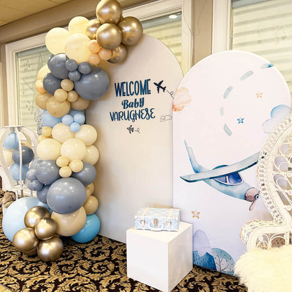 Chiara Backdrop Wall Set, Arched Wall Set Birthday&Baby Shower&Wedding Party Decoration-ubackdrop