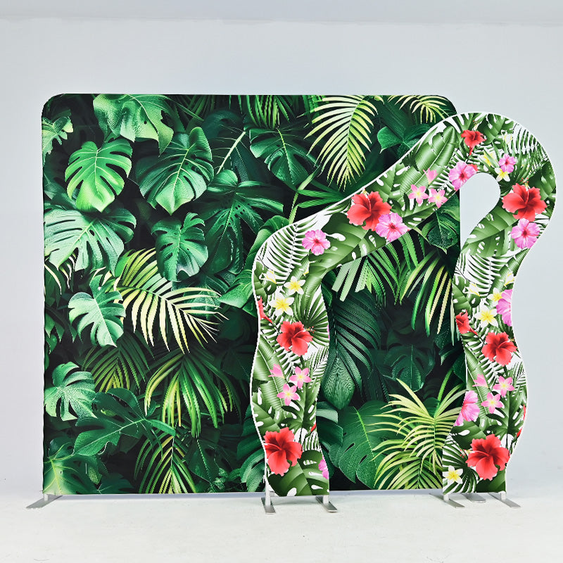 6x7ft Chiara Wave Curved Arch Frame Irregular Backdrop Stand for Event-ubackdrop