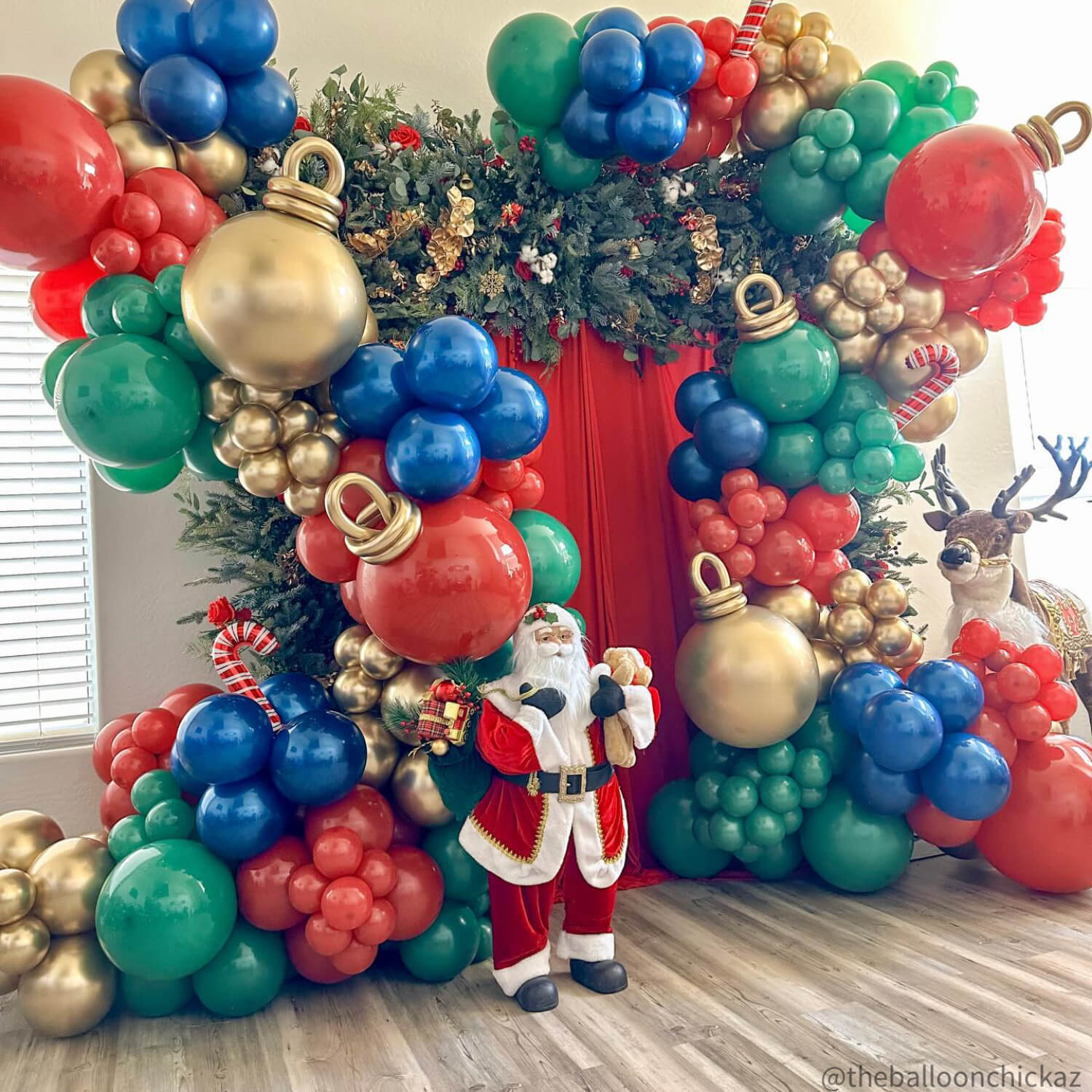 Christmas Decoration Arch Artificial Flower Wall Party Decor-ubackdrop