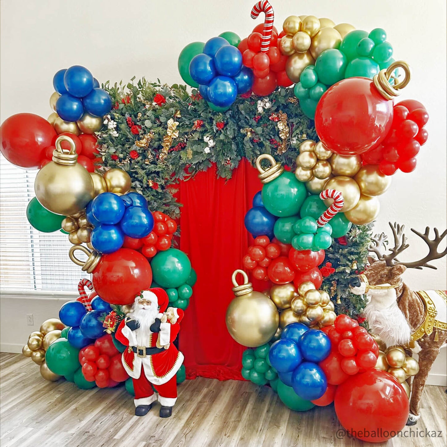 Christmas Decoration Arch Artificial Flower Wall Party Decor-ubackdrop