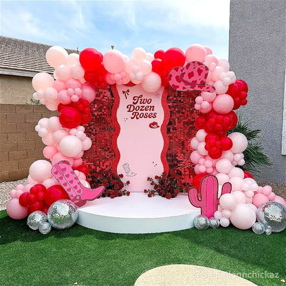 Red Shimmer Wall Panels – Easy Setup Wedding/Event/Theme Party Decorations-ubackdrop