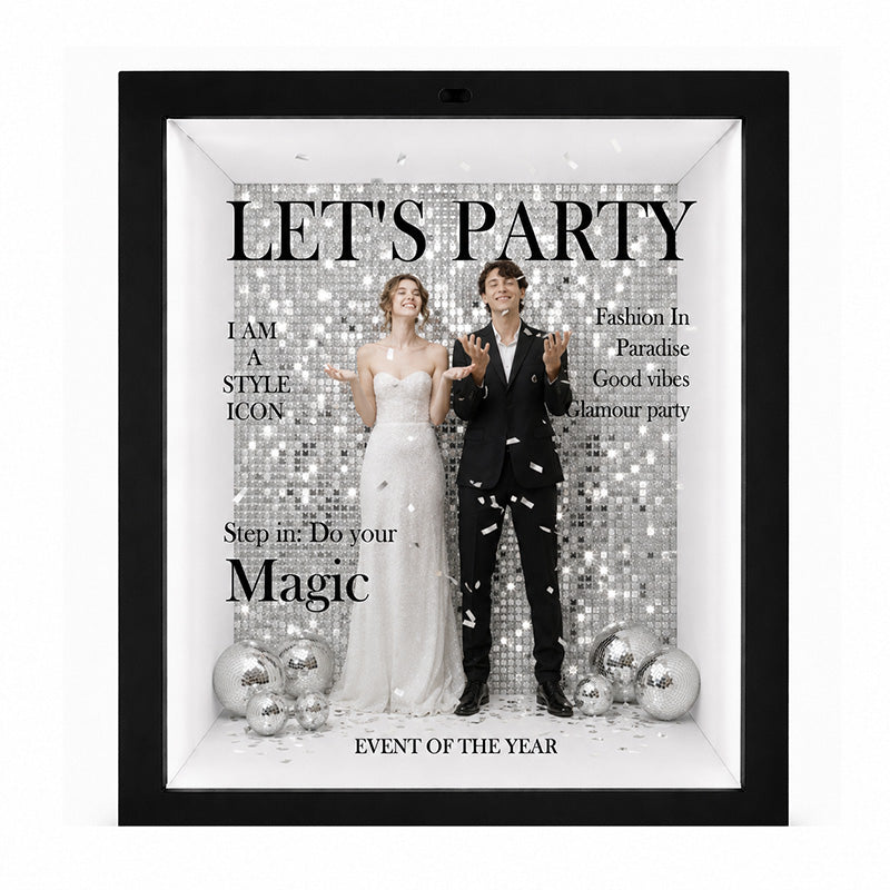 6.5x7.5ft Magazine Photo Booth Party Photo Box-ubackdrop