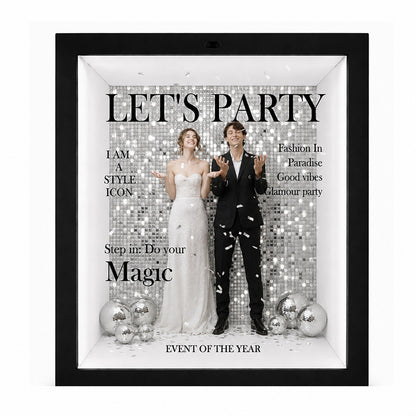6.5x7.5ft Magazine Photo Booth Party Photo Box-ubackdrop