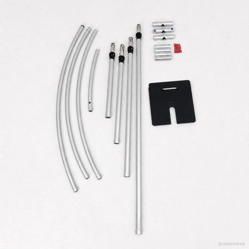 Curved backdrop frame hardware kit party stand parts