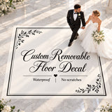 Custom Floor Decals for Birthday&Baby Shower&Wedding Party Decorations
