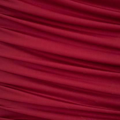 7x8ft Oval Cutout Square Ruched Fabric Backdrop Stand for Events-ubackdrop