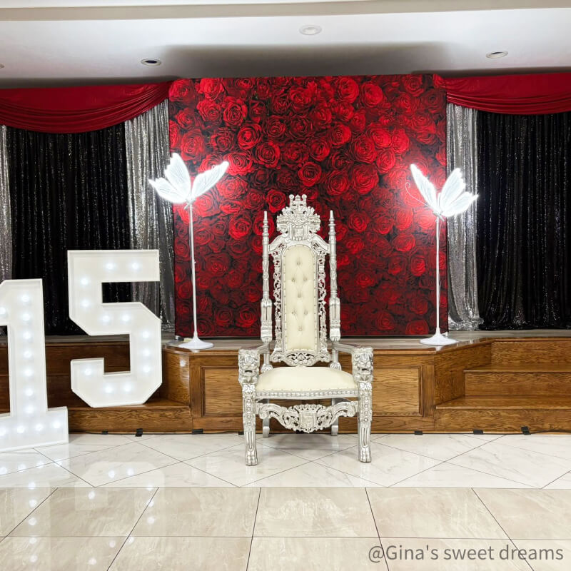 8x7.5ft Double-sided Tension Fabric Pillow Backdrop Cover and Stand-ubackdrop