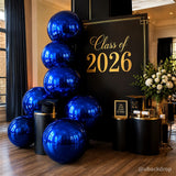 Blue Inflatable Mirror Ball Reusable Big Bubble Balloon