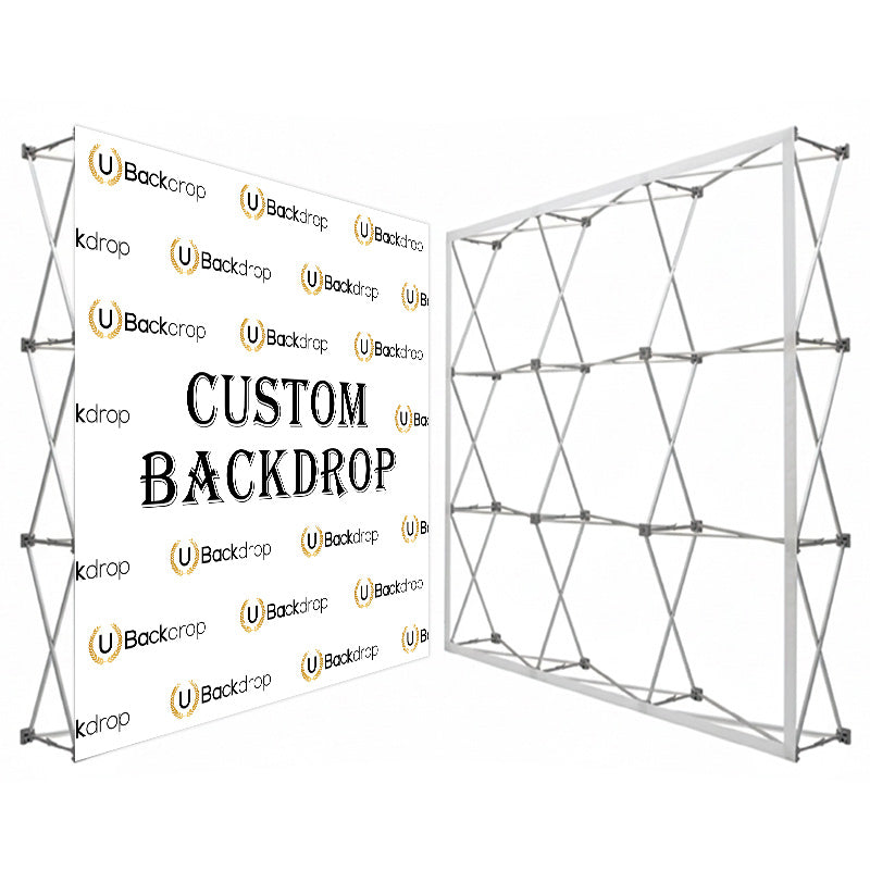Fabric Pop Up Displays | Custom Backdrops for Trade Show-ubackdrop