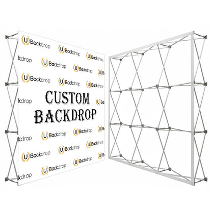 Fabric Pop Up Displays | Custom Backdrops for Trade Show-ubackdrop