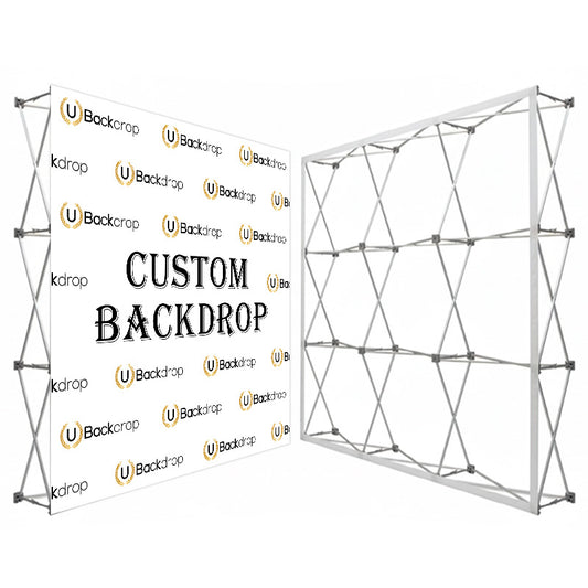 Fabric Pop Up Displays | Custom Backdrops for Trade Show-ubackdrop