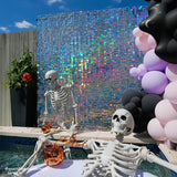 Fancy Silver Shimmer Wall Panels – Easy Setup Wedding/Event/Theme Party Decorations