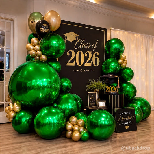 Green Inflatable Mirror Ball Reusable Big Bubble Balloon-ubackdrop