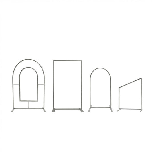 Chiara Backdrop Wall Set 4PCS Arched Frames with Covers Set-ubackdrop