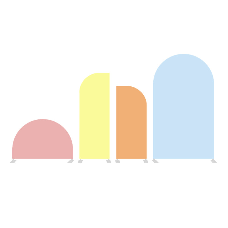 Chiara Arch Backdrop Wall Set 4PCS Arched Frames with Covers Set-ubackdrop