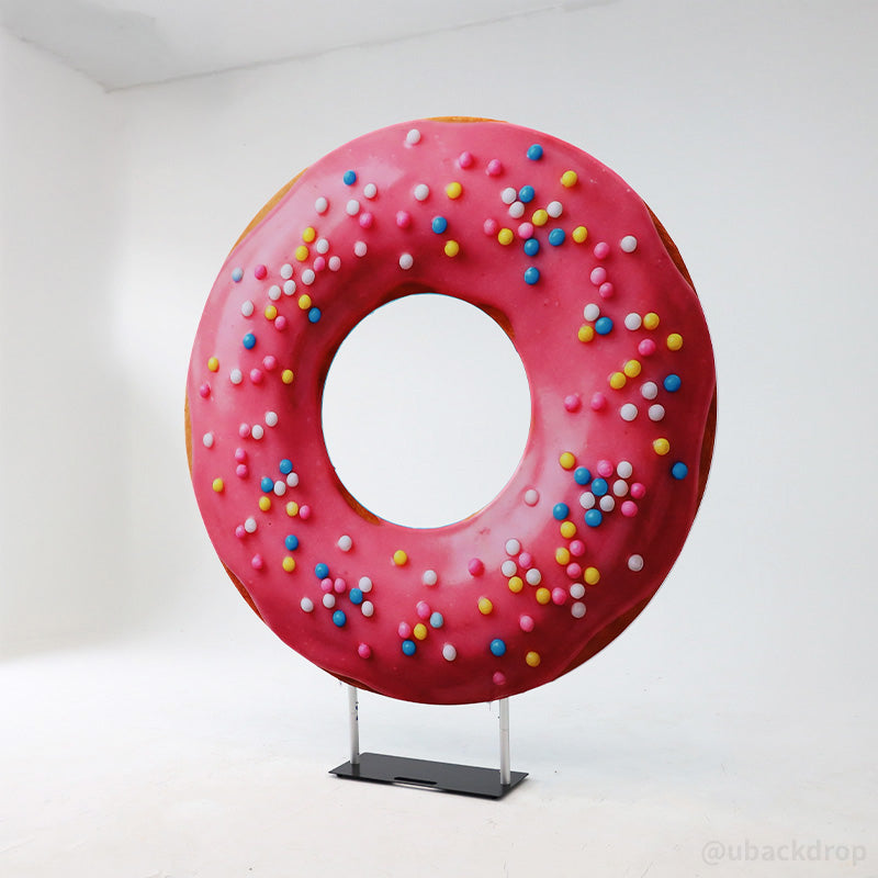 6.5ft Luxury Double Round Concentric Circle Backdrop Stand for Events-ubackdrop