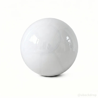 White Big Matte Inflatable Balls ¨C Reusable Party & Event Decor-ubackdrop