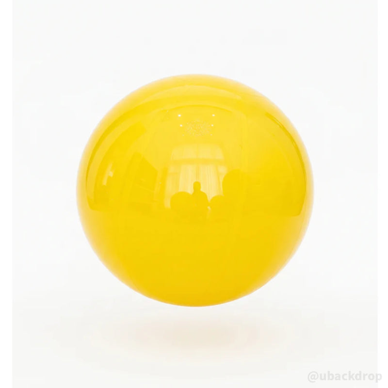 Yellow Big Matte Inflatable Balls ¨C Reusable Party & Event Decor-ubackdrop