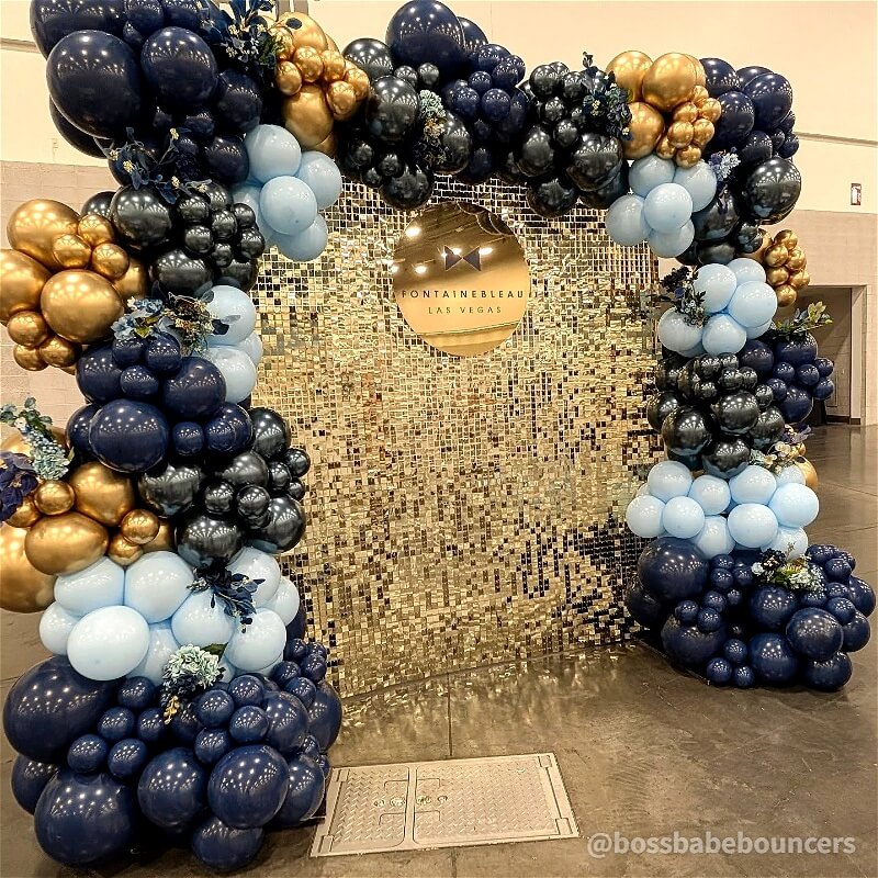 Light Gold Shimmer Wall Panels – Easy Setup Wedding/Event/Theme Party Decorations-ubackdrop