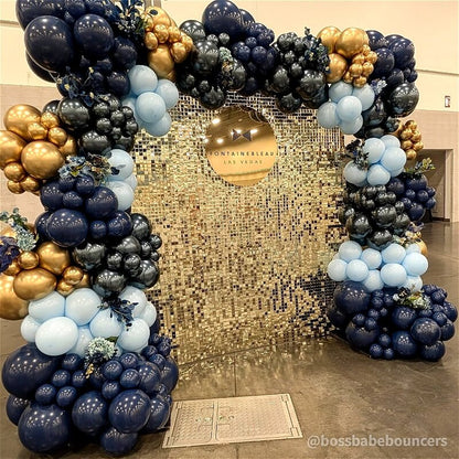 Light Gold Shimmer Wall Panels – Easy Setup Wedding/Event/Theme Party Decorations-ubackdrop