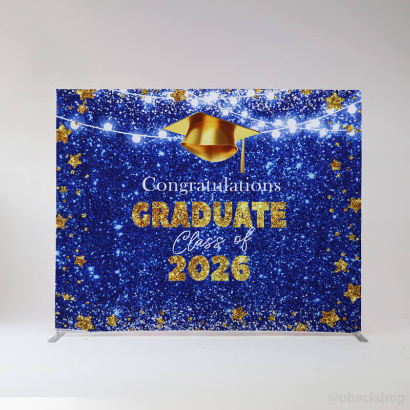 10x8ft Double-Sided Square Backdrop Stand with Cover for Events-ubackdrop