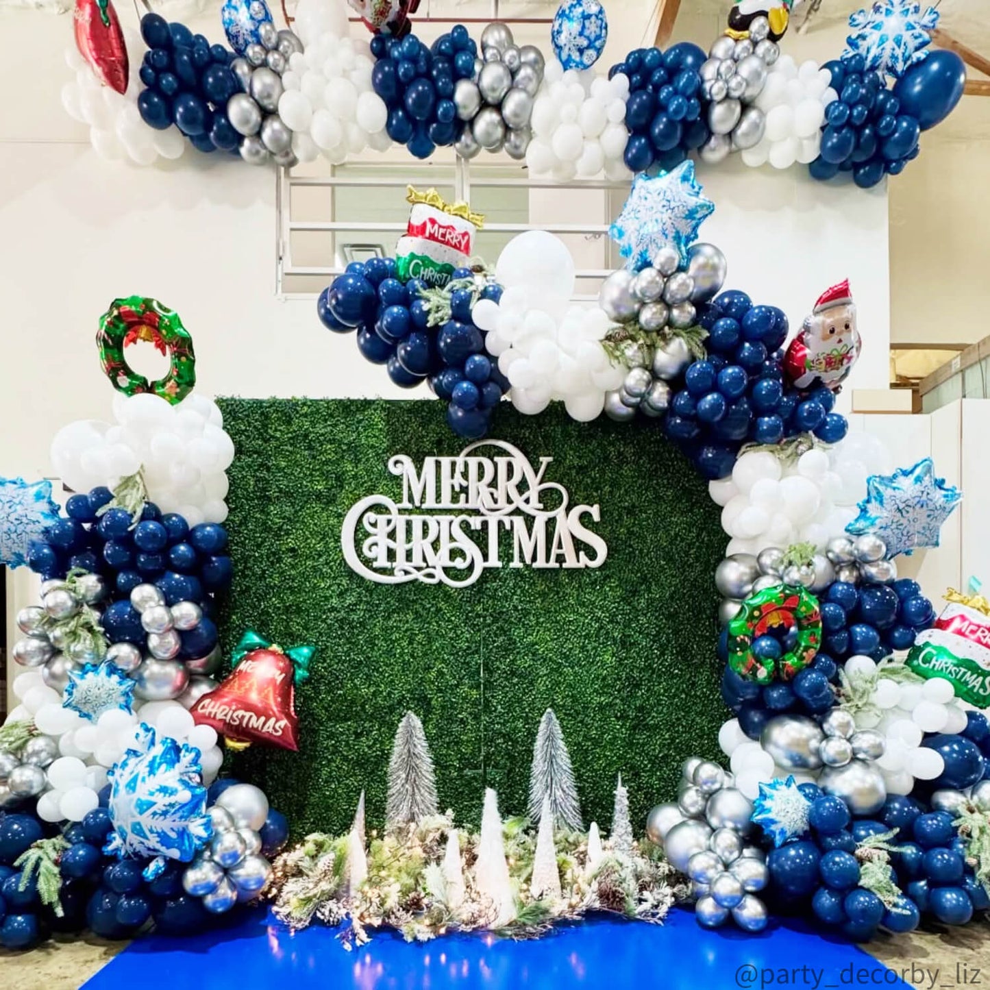 8x8ft Green Artificial Hedge Flower Wall Backdrop for Wedding, Baby Shower, Jungle Wild Theme Party-ubackdrop