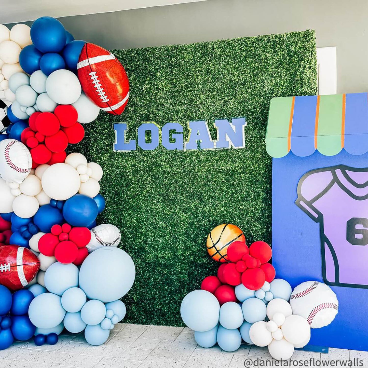 8x8ft Green Artificial Hedge Flower Wall Backdrop for Wedding, Baby Shower, Jungle Wild Theme Party-ubackdrop