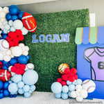 8x8ft Green Artificial Hedge Flower Wall Backdrop for Wedding, Baby Shower, Jungle Wild Theme Party