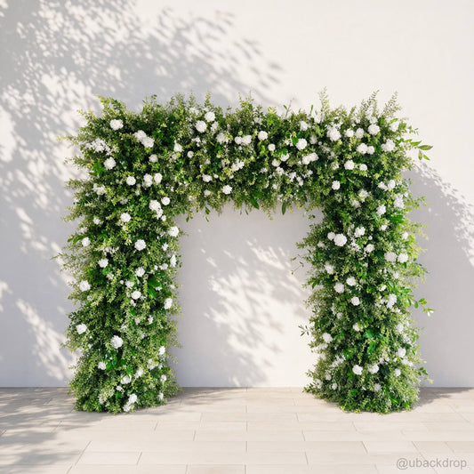 green-white-floral-arch-stand-backdrop-for-wedding-party-event-2