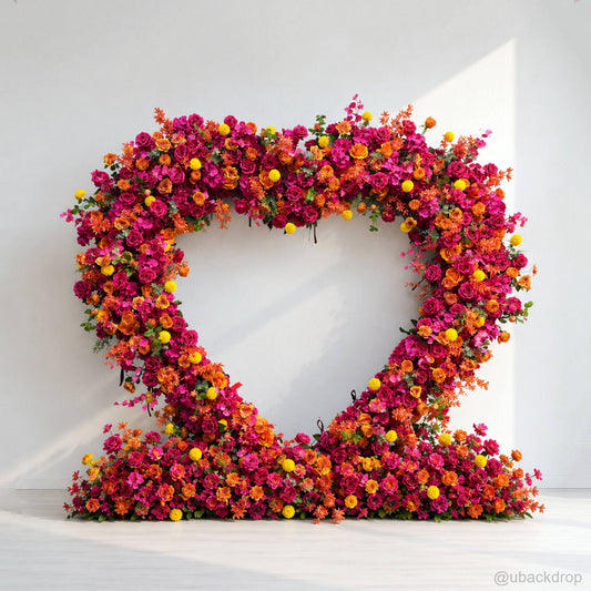hot-pink-heart-flower-stand-backdrop-for-wedding-party-event