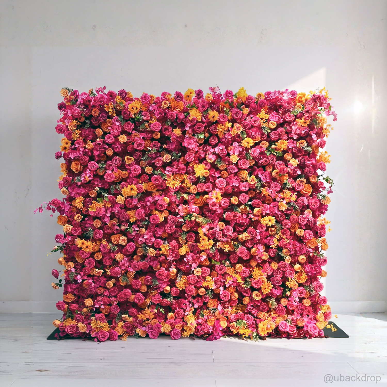 hot-pink-red-rose-flower-wall-backdrop-for-wedding-party-event