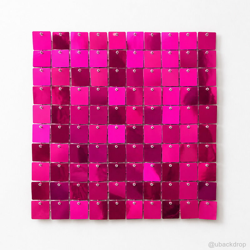 hot-pink-square-sequin-shimmer-wall-backdrop-for-party-event-decor