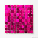 Rosered Shimmer Wall Panels – Easy Setup Wedding/Event/Theme Party Decorations