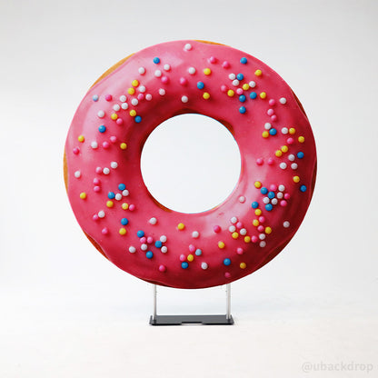6.5ft Luxury Double Round Concentric Circle Backdrop Stand for Events-ubackdrop